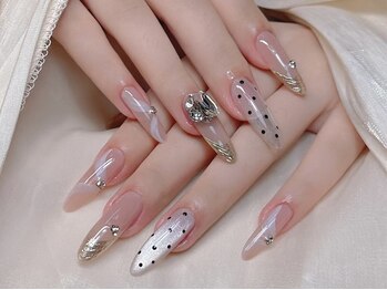 ベストネイル 大宮東口店(Best Nail)/長さだし持ち込みデザイン