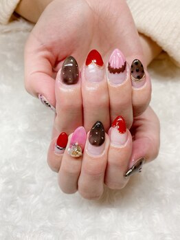 ワイズネイル(Y's NAIL)/バレンタインネイル