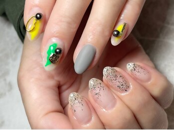 レディグリッター(Lady glitter)/個性的ニュアンスデザイン