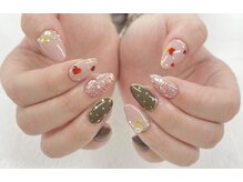 ディーネイル 四条烏丸(D-nail)/坂口/バレンタインネイル