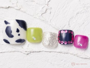 ネイルメゾン 池袋店(NAIL MAISON)/カラフルアニマル¥11000