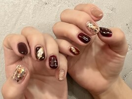 大人ブラウンニュアンス