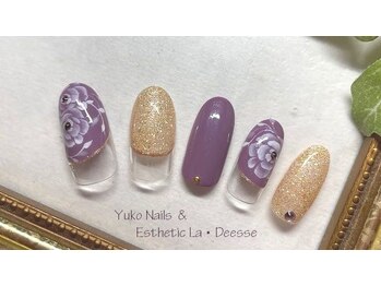 ユウコネイルズアンドエステティック ラ デェス(Yuko Nails & Esthetic La Deesse)/ゴールドコース (定額制)¥8000