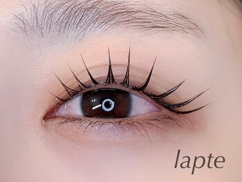 ラプテ(lapte)の写真/化粧品登録済のパーマ液で自まつ毛に優しい♪人気の次世代まつ毛パーマ【パリジェンヌ】でナチュラルに♪　