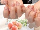 桃ネイル