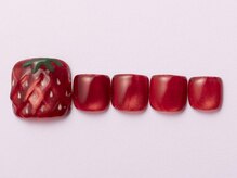 ジェミーネイル エビス(Jemiy nail ebisu)/フットイチゴぷっくり10480yen