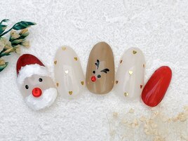 クリスマスネイル銀座フィルイン