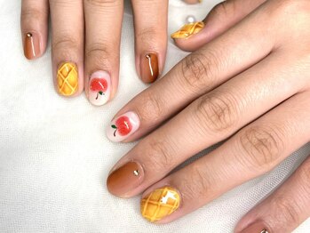 ネイルサロンブリス(nail salon Bliss)/☆焼きたてアップルパイネイル☆