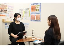 毛穴屋 京都の雰囲気（毛穴洗浄がお肌に合うか状態を見極め丁寧にカウンセリング◎）