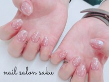 サク(saku)/ホワイトミラー×ドット