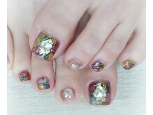 スターリングネイル(Staring nail)の雰囲気（カラフルでも落ち着きある大人の夏フット※フットフリーデザイン）