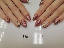 トータルビューティーサロン ドールズ(total beauty salon Dolls)/マグネットネイル×埋めつくし