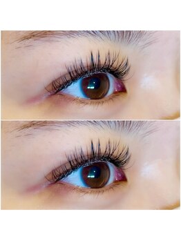 ネイルアンドアイ ビューティーオーブ(nail&eye beauty ORB)/フラットラッシュ120本