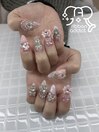 ゴテゴテピンクネイル