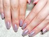 【ハンド】つやつやオーロラミラーネイル ¥6500
