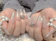 モアネイル 新宿/マグネットシンプルネイル/新宿