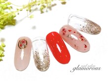 ネイルグラマラス 西新井店/《パラジェル》春 大人 上品