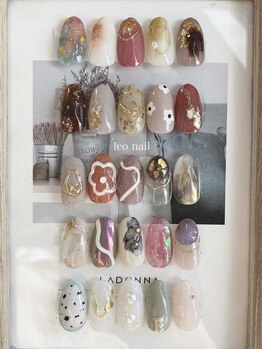 レオ ネイル 倉敷店(leo nail)/9月ハンドネイルアート2本付き