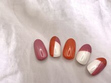 ラウレアネイル(Laule’a Nail)/【定額】ブロックネイル ピンク