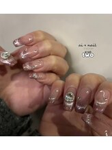 アイネイルトゥー 小倉(ai nail two)/マグネットフレンチネイル