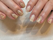 ジュイール ネイル 千葉店(Jouir nail)/ニュアンス×囲みアート
