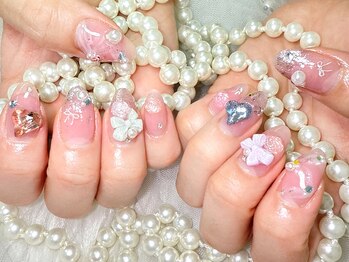アルスネイル(Ars nail)の写真/自然な長さだしで憧れのロングネイルに♪爪の形にお悩みの方や爪が折れてしまった方にも◎パラジェル変更可