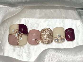 ネイルサロン メルナチュール 天神大名(Mere Nature)/フット冬インスタ映え