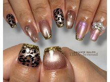 ティダ バイ リエネイル(TIDA by rienail)の雰囲気（autumn nail♪皆んな大好きアニマル柄(^^)最高で最強ネイル完成~）