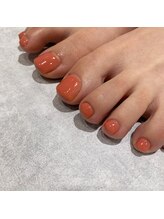 ヴィヴィアンビューティ ネイルアンドアイ Viviean Beauty Nail & Eye/ワンカラーフットネイル