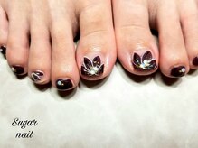 シュガーネイル(sugar nail)/パープルフットネイル