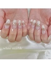 イフネイル(if nail)/◇ホワイトマーブル◇