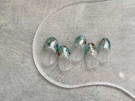 フレンチ　ニュアンス　タイダイ