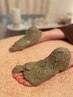 【デトックス◎】足裏クレイパック＆フットリフレ２０分（フットバス付き）