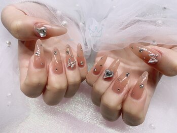 モルフォネイル(Morpho nail)/#ワンホンネイル #モテカワ