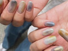 アイ ネイルズ 天神店(I nails)/寒色ニュアンス