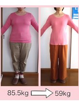 ココリフレ(COCO RE*FRE)/47歳162cmのお客様ダイエット