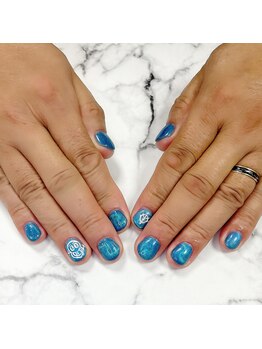 深海!マグネットネイル