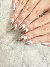 ネイルサロンファストネイルプラス 新宿店(FAST NAIL PLUS)/2025夏ネイル【ミラーネイル】