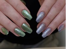 ハイネイル 池袋(Hi nail)/キラキラマグネットネイル