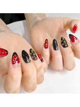 ダリア 西大寺本店(DAHLIA)/ルブタン風ネイル☆