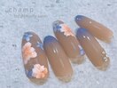 《春ネイル》お花デザイン