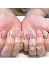 ジェルメ(germer)/ふんわりチューリップネイル！