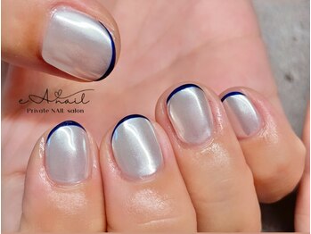 エアネイル(eA NAIL)/ミラー/スキニーフレンチ/¥9100
