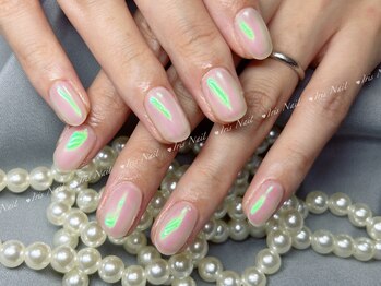 アイリスネイル 大塚(Iris Nail)/ミラー/オーロラワンカラー