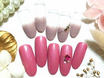 パーフェクトネイル 桜ヶ丘店(Perfect Nail)の写真/【¥5940☆選べるシンプルネイル】リーズナブルなアート込みネイル◎カラー変更OK