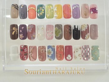 スリアンハラジュク(Souriant HARAJUKU)の写真/トレンドデザイン×あなたらしさ＊厳選のデザインで叶える大人の美爪。季節感のあるアートも豊富にご用意◇