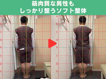 鍼灸 整体院 ひわたし/◇筋肉質な男性もしっかり整う