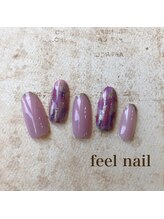 フィールネイル 天神橋店(feel nail)/ボーダー/ツイード/ニュアンス