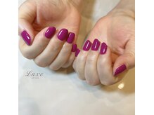 ネイルサロンリュクス (nailsalon Luxe)/ビビットワンカラーネイル♪