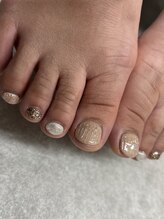 サクラ(SAKURA)/秋フットネイル♪